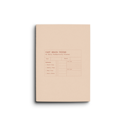 Creator's Friend: Fast Brain Friend Productivity Planner