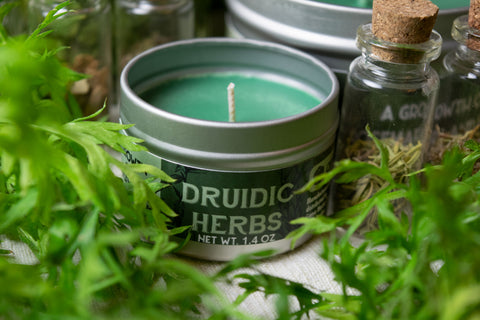 Gaming Candle: Druidic Herbs