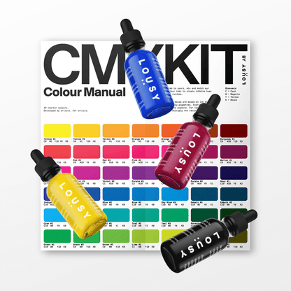 Lousy Ink: CMYKIT - DIY Colour Mixing Kit