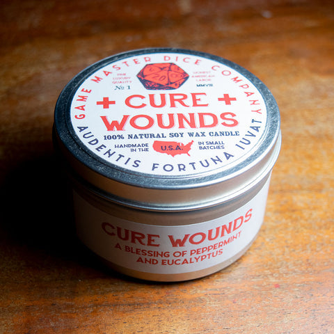 Gaming Candle: Cure Wounds