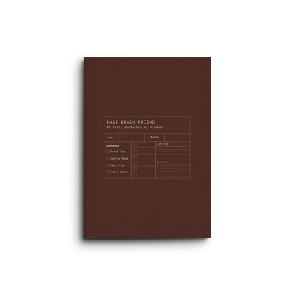Creator's Friend: Fast Brain Friend Productivity Planner