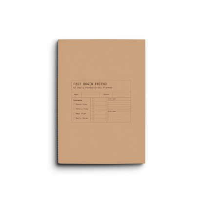 Creator's Friend: Fast Brain Friend Productivity Planner