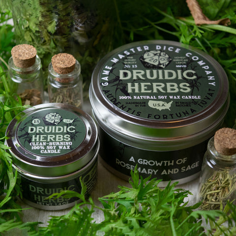 Gaming Candle: Druidic Herbs