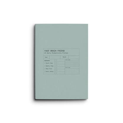 Creator's Friend: Fast Brain Friend Productivity Planner