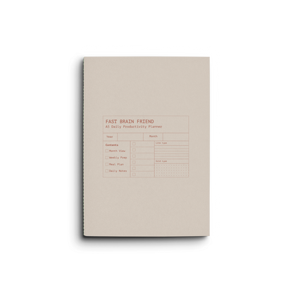 Creator's Friend: Fast Brain Friend Productivity Planner