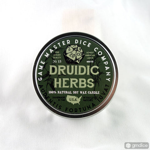 Gaming Candle: Druidic Herbs