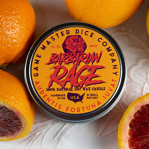 Gaming Candle: Barbarian Rage