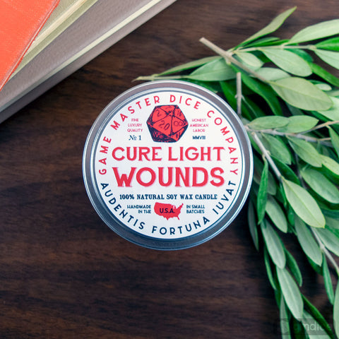 Gaming Candle: Cure Wounds