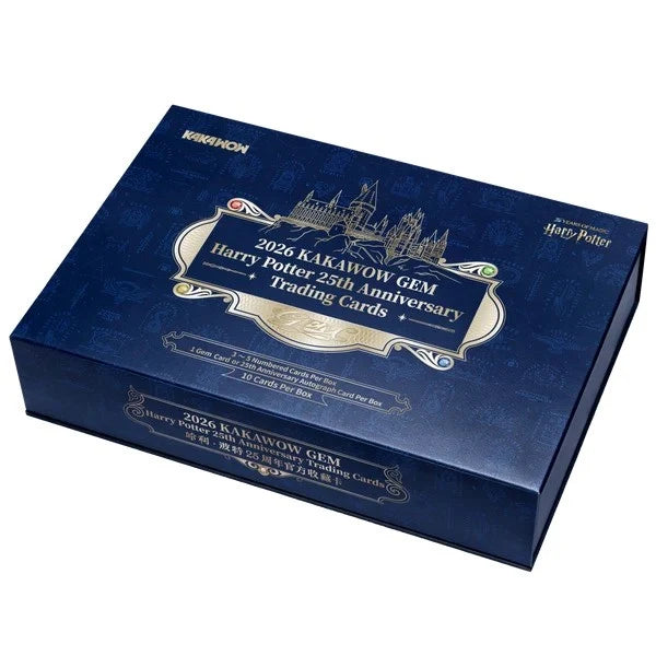 2026 KAKAWOW GEM Harry Potter 25th Anniversary Trading Cards