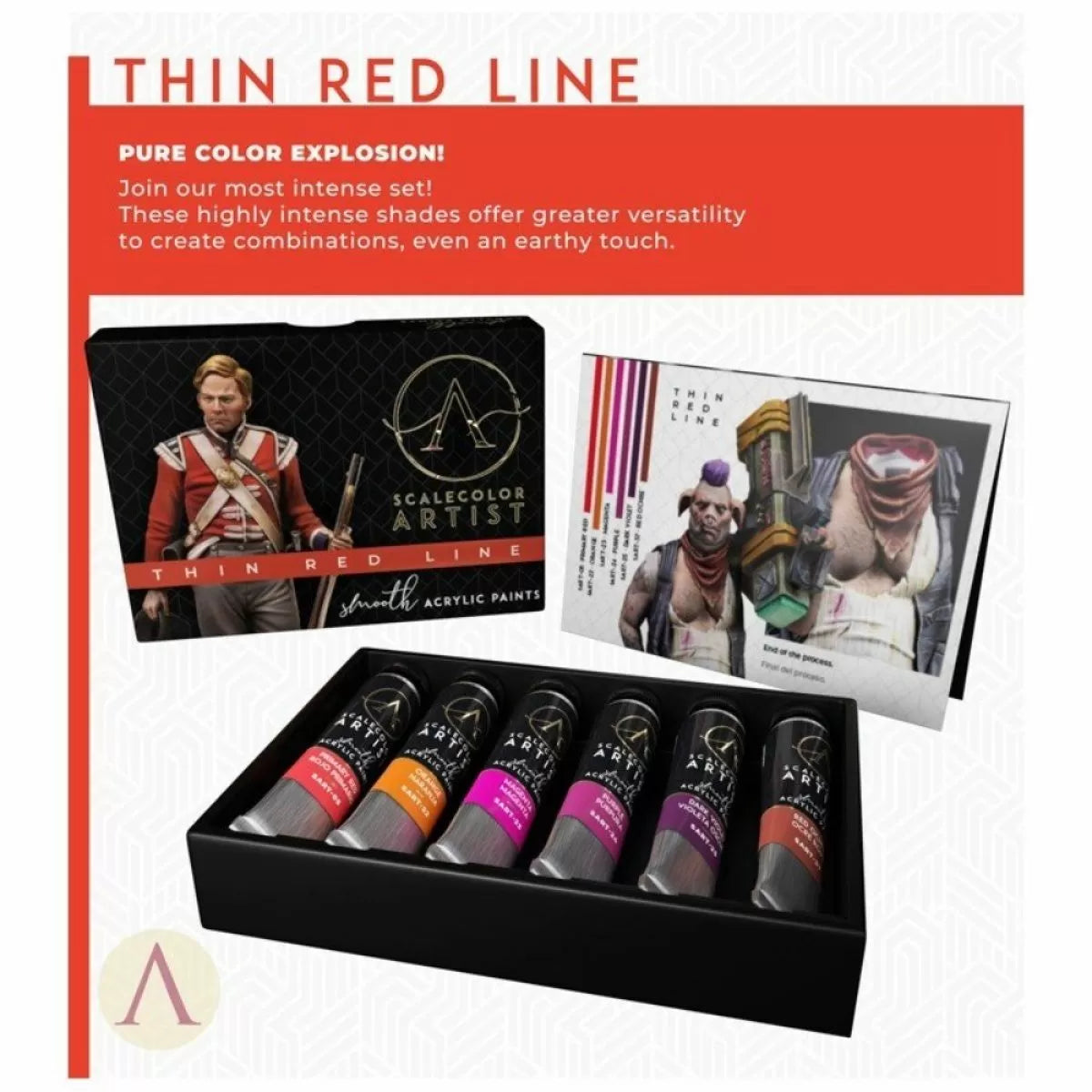 Scale 75 - Scalecolor Artist - Thin Red Line Paint Set