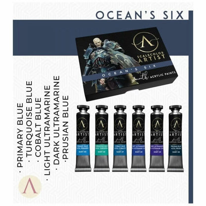 Scale 75 - Scalecolor Artist - Ocean's Six Paint Set