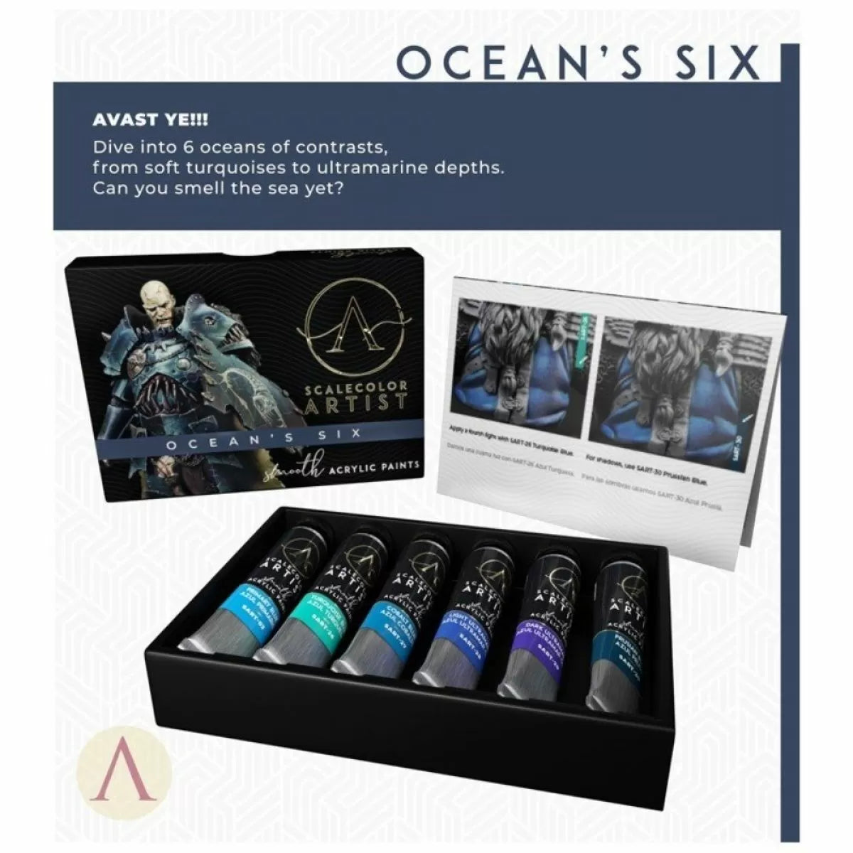 Scale 75 - Scalecolor Artist - Ocean's Six Paint Set