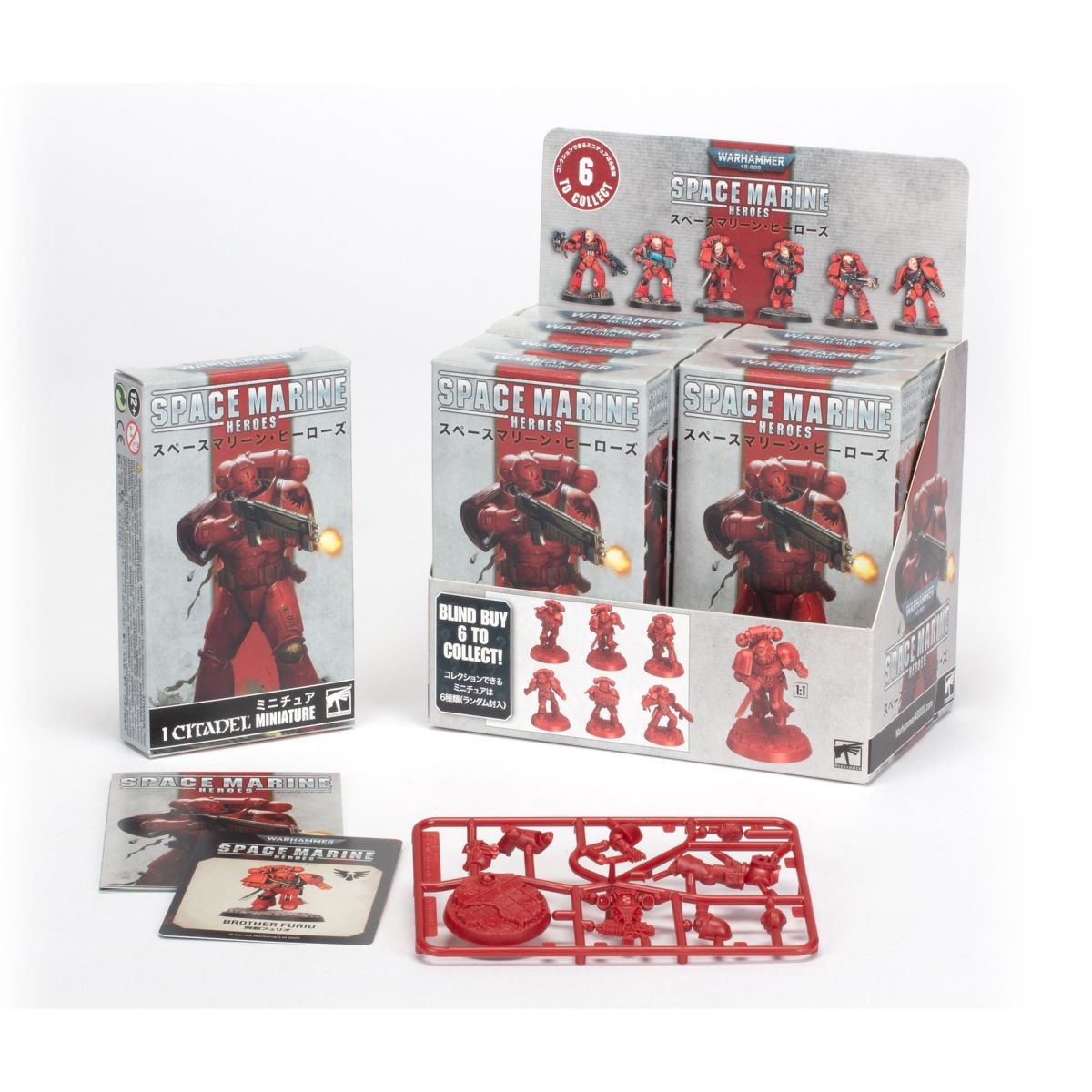 Space Marine Heroes Series 4 Display - Blood Angels Collection Two